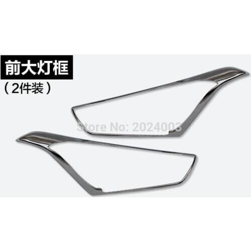 For Hyundai Creta ix25 Headlights cover ABS car Refit Chromium Styling Exterior decoration products accessory 2015-2017