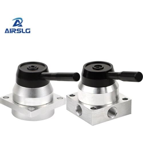 Pneumatic manual valve manual rotary valve K34R6-8D/K34R6-8L manual valve cylinder control valve 3-position 4-way