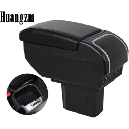 For Chevrolet Cruze/Holden Cruze 2009-2015 armrest box Dual Layer Large Space Central Store Content box with Ashtray USB Chargin