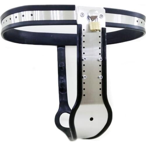 Stainless Steel Silicone Metal Bondage Pants Female Chastity Belt Sex Toys For Women Adult Games Cbt BDSM Chastity Lock Device