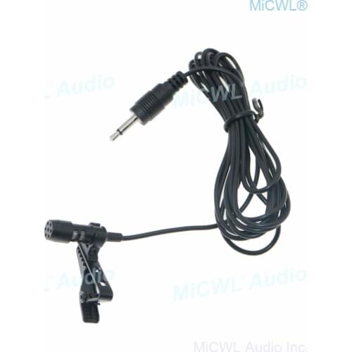 Pro Tie Clips Lavalier Lapel Microphone Omnidirectional 1.2m Wire Standard 3.5mm Jack Plugs For PC Camera Wireless Speaker