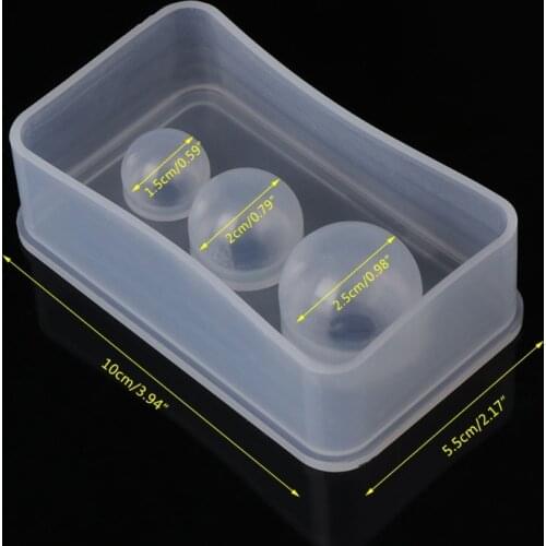 Silicone Mold Mirror Craft DIY Jewelry Making Universe Ball UV Resin Cake Decor 1XCA