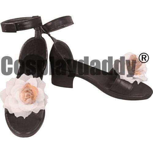 Fate/Grand Order Queen of France Queen of Lilies Marie Antoinette Caster Ver. Game Cosplay Sandals Shoes S008