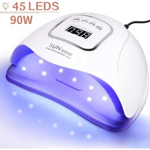 UV LED Nail Lamp For Manicure Nail Dryer With Monory Function 4 Time Setting Curing Lamp for Nails New Design Nail Art Tools