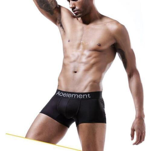 Best price cotton Men Boxer Soft Breathable Underwear Male Comfortable Solid Panties Underpants Boxer shorts Homme For Men 2019