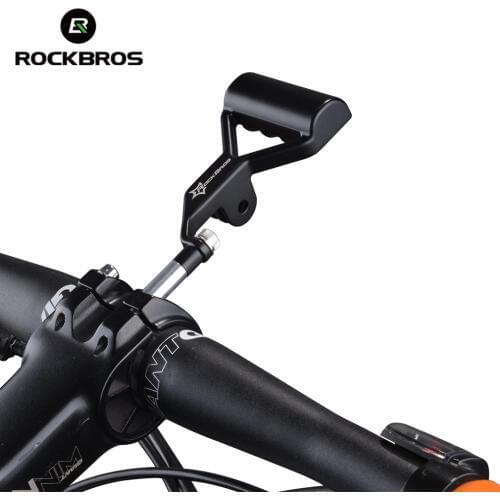 ROCKBROS Aluminum Alloy Bike Bicycle Handlebar Extended Holder For Speedometer Light Phone Bicycle Accessories Extended Mount