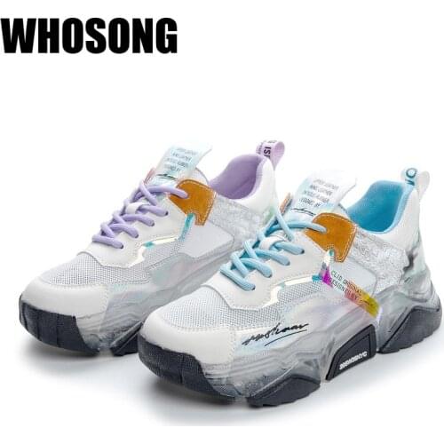 Women Casual Sneakers Ladies Real Leather Platform Shoes Girls Sport Sneakers Female Brand Chunky Sneakers Slip On Shoe Trainers