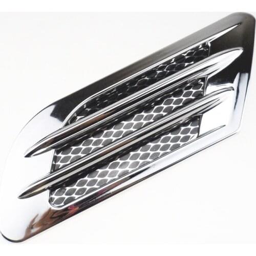 1 pair of side net cover car air outlet decorative stickers for Mitsubishi ASX/Outlander/Lancer Evolution/Pajero/Car sticker