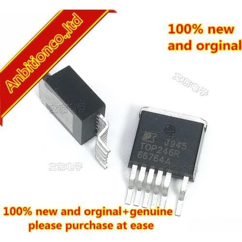 10pcs 100% new original TOP246R TO-263 Family Extended Power, Design Flexible,Integrated Off-line Switcher in stock