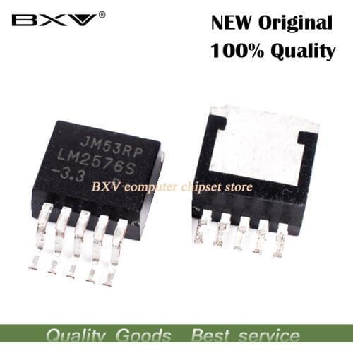 10PCS/LOT New LM2576S-3.3 LM2576S LM2576 2576 Buck regulator TO-263 IC