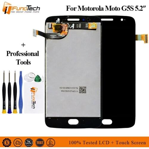 5.2" LCD For Motorola Moto G5S New Repair Parts Display Touch Screen For Motorola XT1793 XT1794 XT1792 Digitizer Assembly +Tool