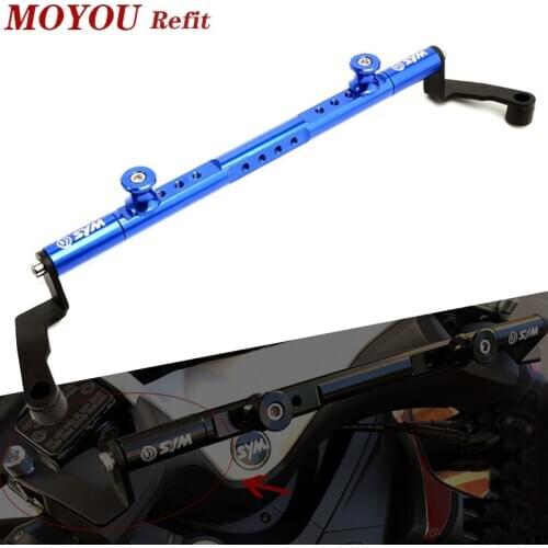 Motorcycle aluminum balance bar Mobile phone stand cross bar lever for SYM joymax 300 GTS300i CRUISYM 300 handlebar
