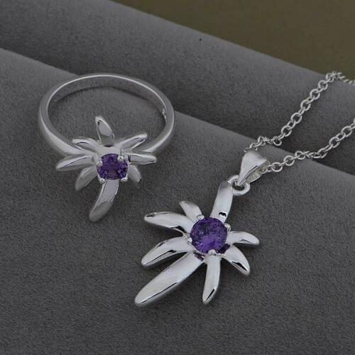 AS541 Trendy wholesale Jewelry Sets Ring 534 + Necklace 861 /axvajpca bysakpza