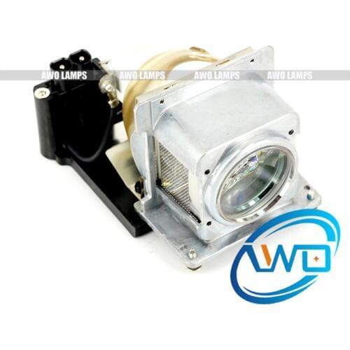AWO New Original Projector Lamp POA-LMP113 with Housing for SANYO PLC-WX410E/WXU10/WXU10B/WXU10N NSHA210W