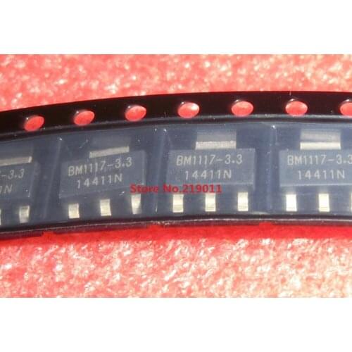 Free shipping BM1117-3.3 original BM LDO Linear Regulator 3.3V 1A SOT223