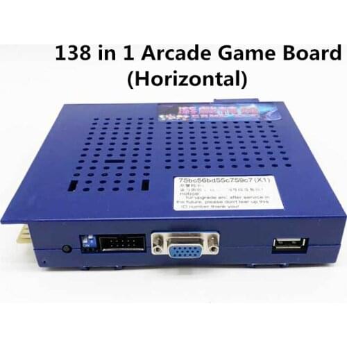 Blue Elf games 138 in 1 arcade multi game jamma board for upright cocktail table machine(Horizontal)