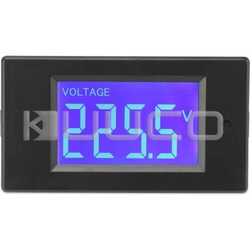 AC Digital Multimeter Voltage Current Power Energy Monitor Meter 80~260V 5A Ammeter 220V Voltmeter AC Digital Meter/Tester
