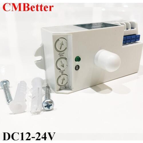 CMBetter 5.8GHz HF System LED Microwave 360 Degree Radar motion Sensor Light Switch Ceiling light Body Motion Detector DC12V-24V