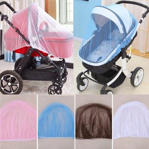 Baby Stroller Pushchair Mosquito Insect Shield Net Safe Infants Protection Mesh Stroller Accessories Mosquito Net 150cm