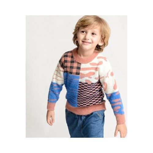 Childrens Sweaters 2020 Autumn and Winter New Baby Clothes Kids Boys Fashion Patchwork Sweaters Toddler Outwear Knitted Coats