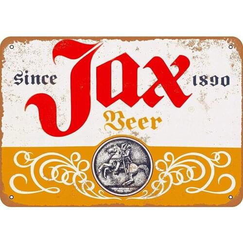 Fsdva 12 x 16 Metal Sign - Jax Beer - Vintage Wall Decor Home Decor