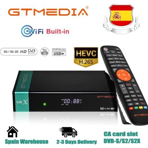 GTMEDIA V7S HD DVB-S S2/S2X VCM ACM Upgrade from V7 S2X Satellite Receiver vs GT media