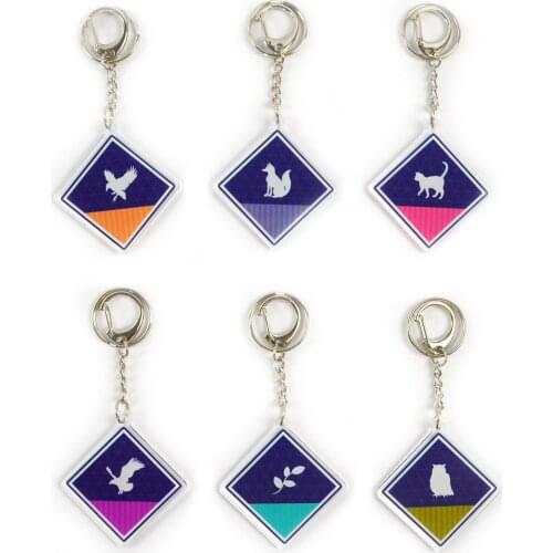 Haikyuu!!Animal Version High School volleyball keyring Anine Fan Keychain