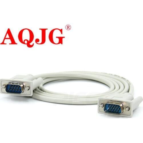 DB15 Male To RS232 DB9 Pin Male Adapter Cable / Video Graphic Extension Cable 140CM Wholesale Dropshipping AQJG