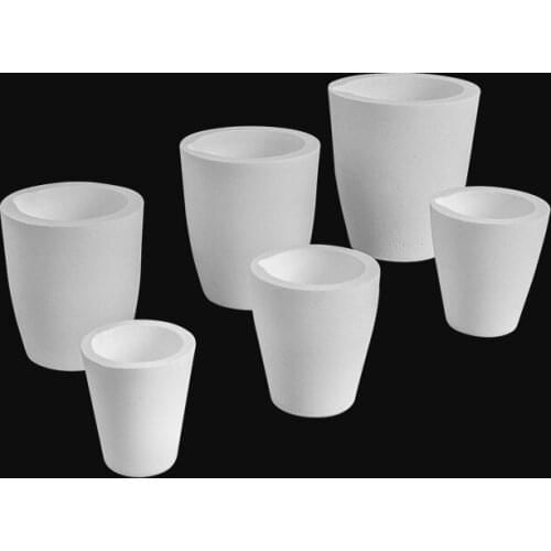 2 Pcs C350 Ceramic Crucible for Gold, Silver Melting, Quartz Products