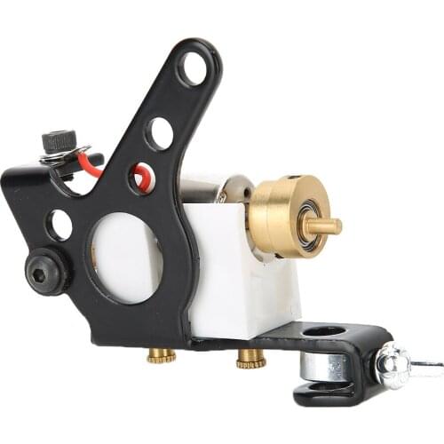 Tattoo Machine Powerful Motor Practical Operation Simple Conveninently Quiet Round Hole Style Body Art Tattoo Tool for Beginners