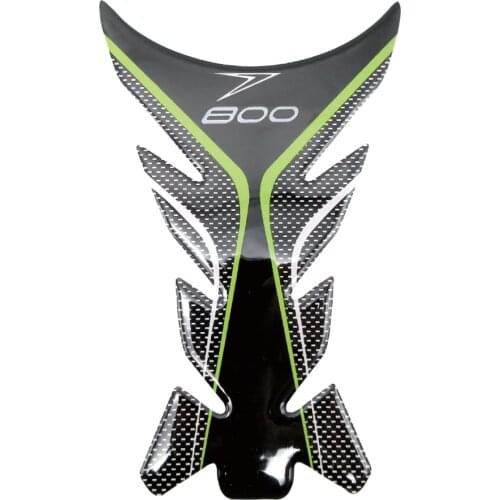 Motorcycles High Quality Resin Stickers Fuel Tank Pad Cover Protector Decals 3D Logo Universal For Kawasaki Z800 Z 800 2013 2016