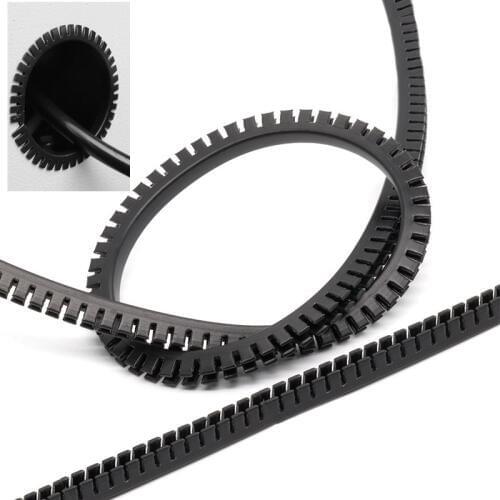 New cable grommet gasket desk wire inlet outlet Seal ring hole cover 10M serrated veneer edge banding tape for cable protector