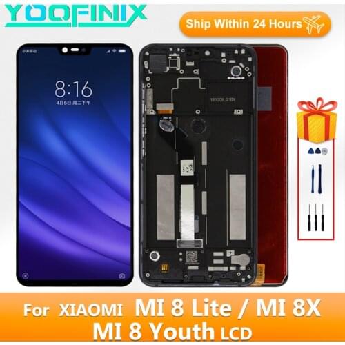 Original For Xiaomi Mi 8 Lite Display LCD Touch Screen Digitizer Display Replacement Parts For Xiaomi Mi 8 Youth Mi 8X LCD