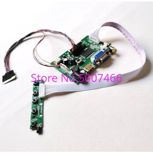 Fit LP125WH2 (TL)(B1)/(TL)(B2)/(TL)(D1)/(TL)(E1)/(TL)(FA) LCD LED 1366*768 2AV VGA 40-Pin LVDS monitor controller board kit