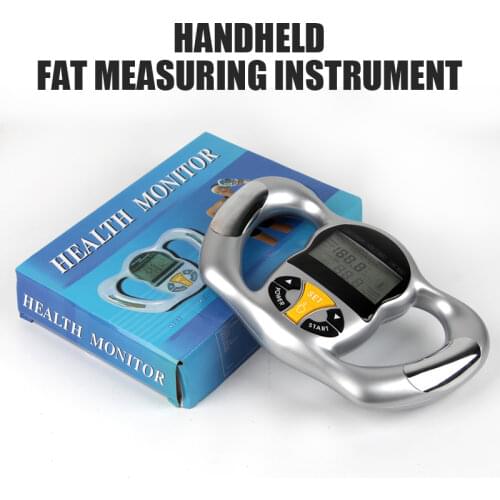 Body Fat Monitor BMI Fat Measuring Instrument LCD Liquid Male and Female General Body Hand-Held Health Body Fat Measure