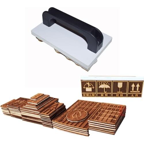 Scrapbooking shopping paper kraft bag and carton stamp for diy gift packaging print custom design