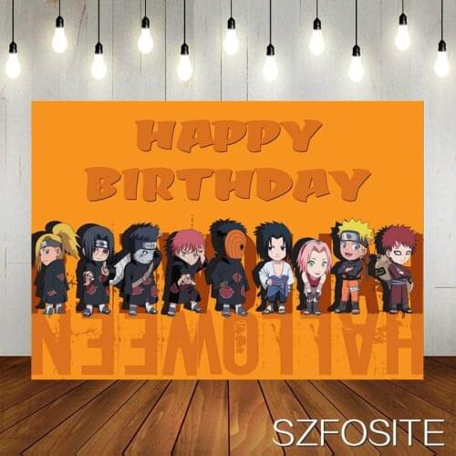 Cartoon Flame Super Ninja Hero Yellow Backdrop Boy Birthday Party Room Decoration Photography Photo Kids Custom Vinyl Background