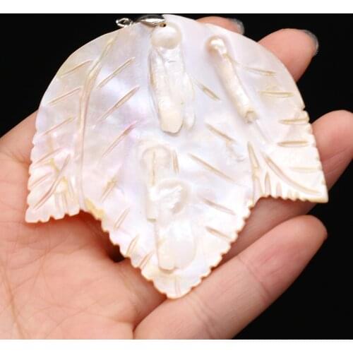 Natural Summer Shell Pendants Irregular Mother of Pearl Shell Charms for Women Necklace Jewelry Gifts Making Supplies