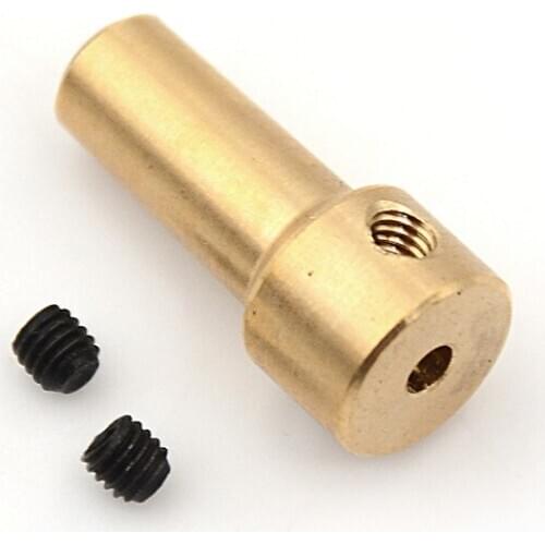 1 Pcs Brass 3.17mm Electric Drill Chuck JT0 Coupling Motor Shaft Coupler Clamp Fixture For 0.3~4mm JT0 dirll clamp