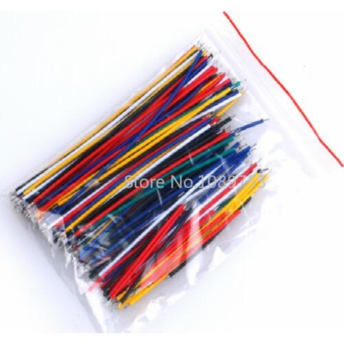 130pcs 24awg 13 Color Pcb Soldered Cable Board Jumper Kit 5/8/10cm Jumper Cable Tin Conductor