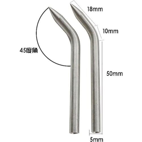 2/4 Pcs/Set Outdoor Tool Stitching Set Stainless Steel Umbrella Rope Needle Bracelet Flattener Knit Needles