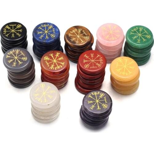 4PCS Natural Rose Quartz Lapis Lazuli Ornaments Round Reiki Healing Pendants Accessory Crystal Air Chakra Pendulum Decorations