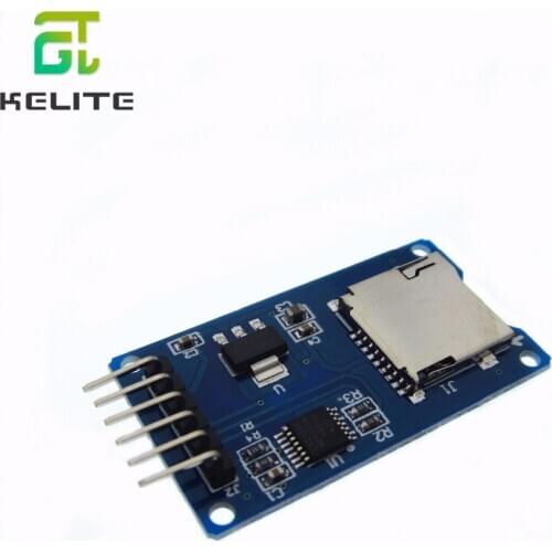 5pcs/lot Micro SD card mini TF card reader module SPI interfaces with level converter chip