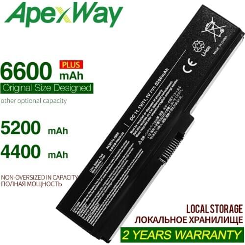 ApexWay Laptop Battery For toshiba Satellite PA3817U PA3817U-1BAS 3817 PA3817U-1BRS L700 L730 L735 L770 L740 L745 L750 L755 L775