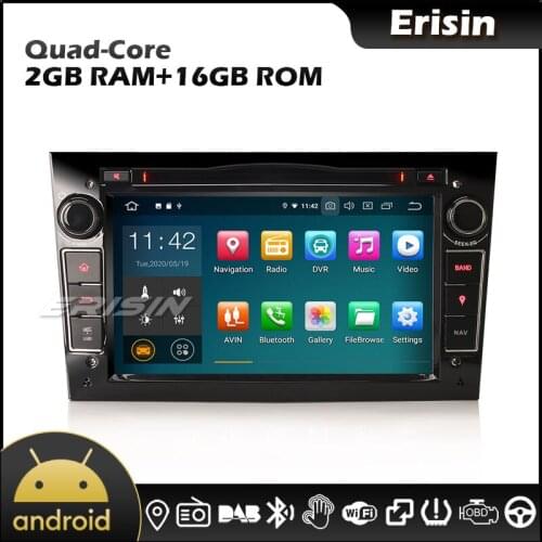 Erisin EU Stock 5160 7" Android 10.0 GPS WiFi TPMS DAB Carplay Autoradio for Opel Vivaro Combo Antara Corsa Zafira Vivaro Signum