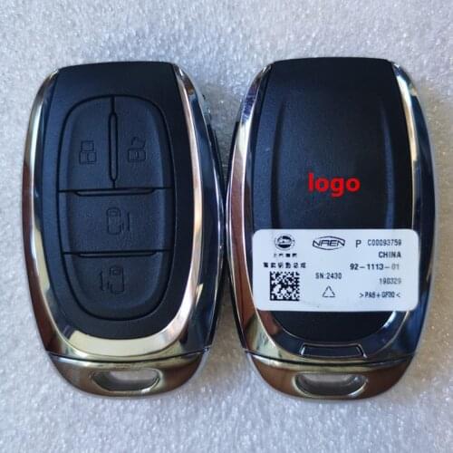 Car Keyless Smart Remote Key ASK 433Mhz with ID47 Chip for SAIC MAXUS G10 G20 V80 V90 D60 T60 T70 Intelligent Remote Key