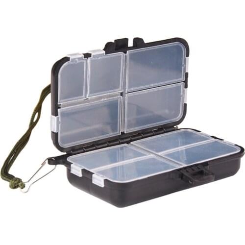 9 Compartments Fishing Lure Boxes Bait Storage Case Fishing Tackle Storage Trays Hooks Organizer Waterproof Fishing Accessory