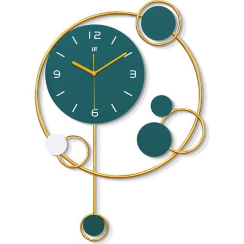 Decorative clock wall clock living room Nordic luxury modern minimalist personality creative art fashion home clock wall clock