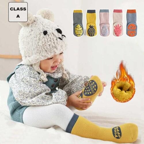 Baby Kids Thick Socks For Girls Boys Children Girl Anti Slip Child Boy Warm Toddler Funny Newborns Floor Kid Boys' Sock Winter