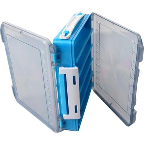 Double Sided Fishing Tools Box Fishing Accessories Lures Hooks Storage Case Box Fishing Tackle Organizer Box